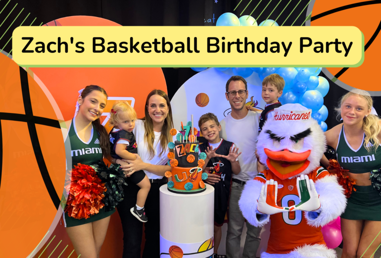 Zach’s Miami Basketball Birthday Party